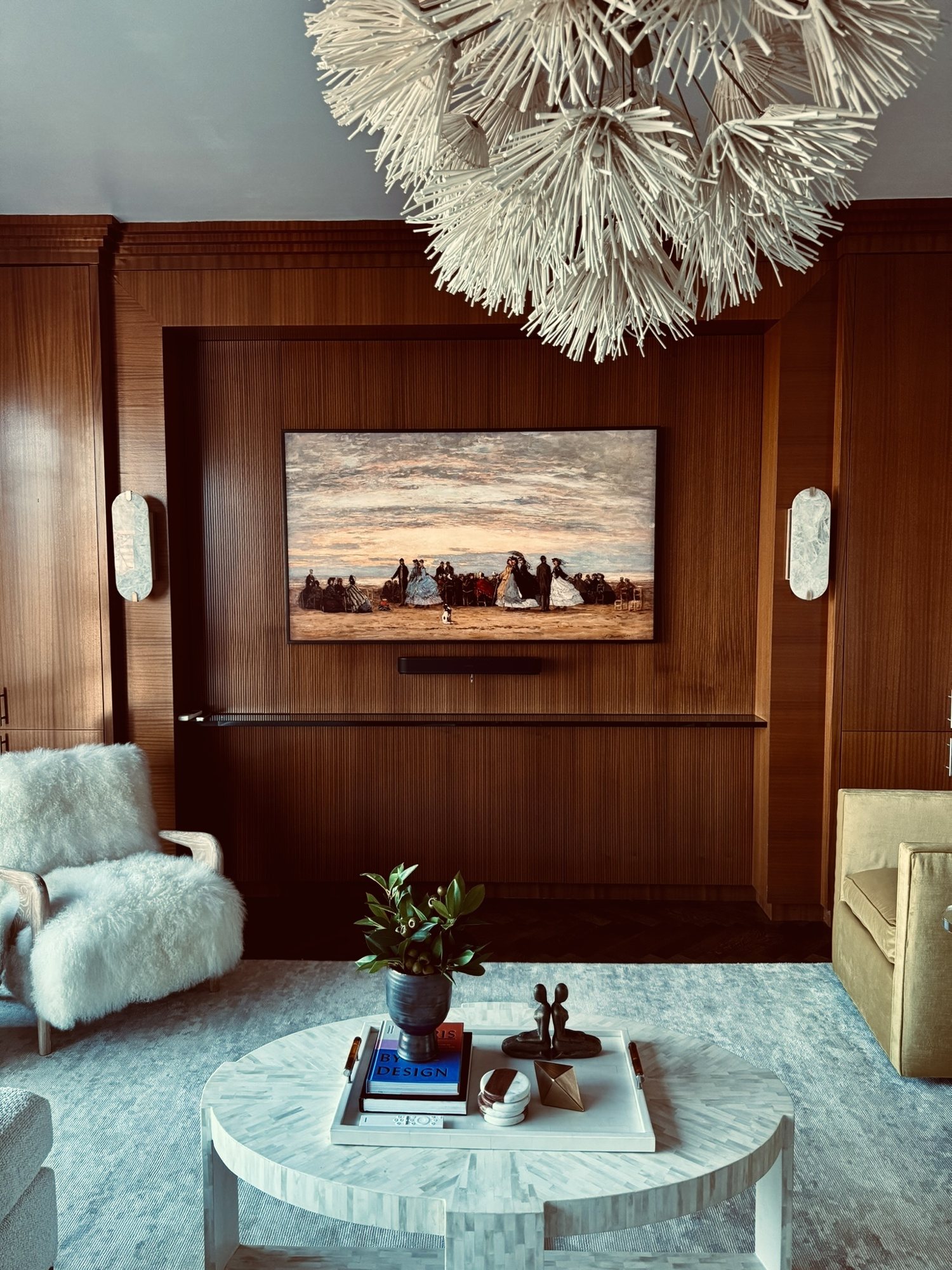 Living room · art TV + soundbar